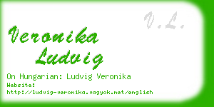 veronika ludvig business card